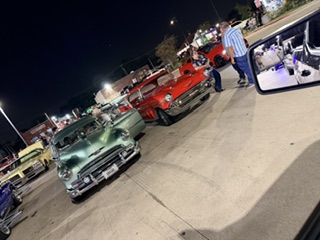 Additional shot from the Saturday night meet